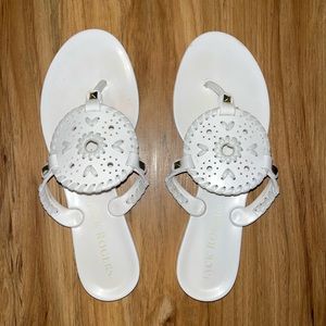 White Jelly Jack Rogers
